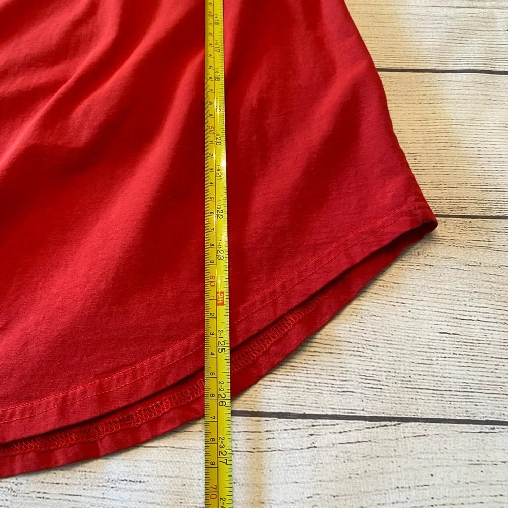 Red Shirt with Stripes on Sleeves - Picture 8 of 8